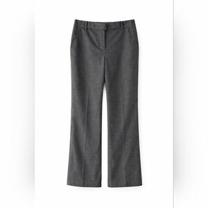Talbots‎ Windsor Italian Flannel Wool Blend Dress Pants Women Size 10 Gray